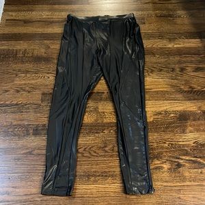 Kardashian Kollection XL black faux leather pants
